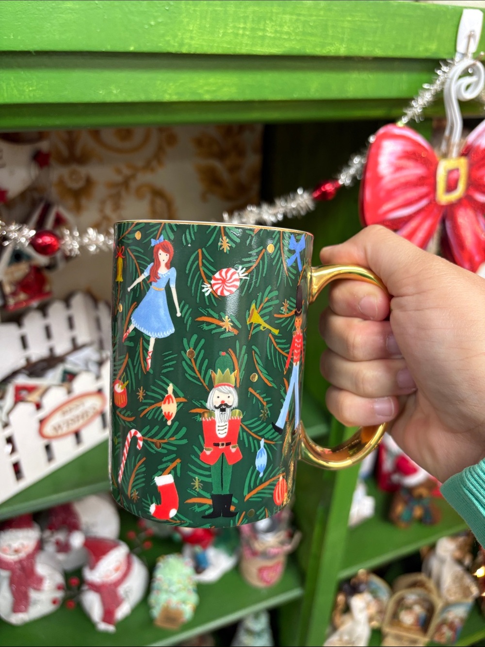 Rifle paper co nutcracker mug